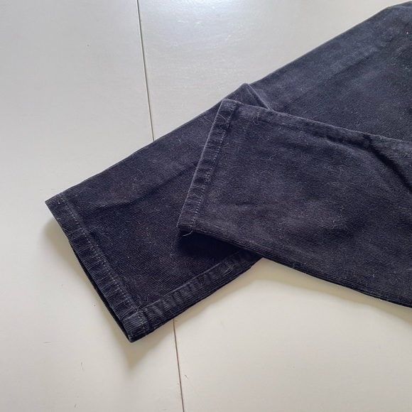 Y2K Banana Republic Black Skinny Fit Corduroy Jeans Pants - Picture 6 of 6